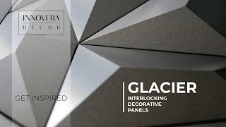 Get to Know The Glacier – Interlocking DIY 3D Wall Panels by Innovera Décor [upl. by Baoj]