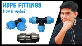 How to connect PE COUPLER fittings  Basic plumbing [upl. by Aigil]