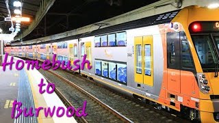 From Homebush to Burwood Train station Sydney [upl. by Victory]