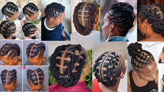 Very Stylish African Threading Hairstyles for Black WomenThreading Braids Hairstyles for Women [upl. by Nalym]