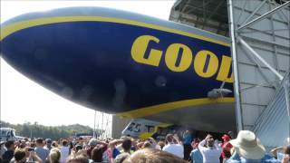 The Christening of the Goodyear Airship Wingfoot One [upl. by Brey]