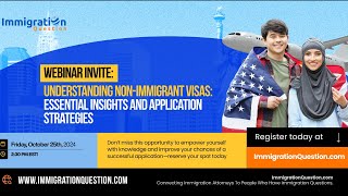 Understanding NonImmigrant Visas Insights and Application Strategies [upl. by Burne]