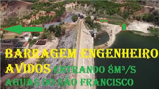 Barragem Boa Vista Morros e Caiçara já libera 8 metros³s de água para Barragem Engenheiro ávidos [upl. by Allemrac]