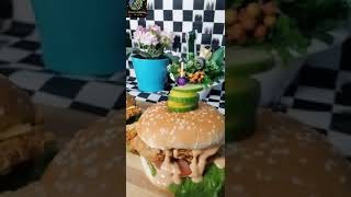 Zinger burger by mairas kitchen 🍔 [upl. by Orva]