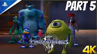 KINGDOM HEARTS 3 Gameplay  PART 5 MONSTROPOLIS PS5 [upl. by Michey]