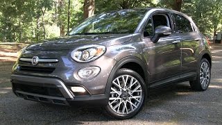 2016 Fiat 500X Trekking Start Up Road Test and In Depth Review [upl. by Baerman]