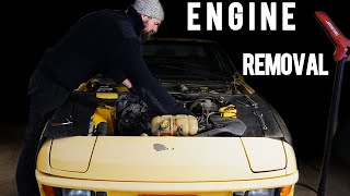 Porsche 924  Engine Out [upl. by Reed]