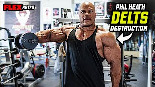 Phil Heath Shoulder Workout – Building Massive Shoulders [upl. by Pronty]