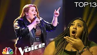 The Voice Live Top 13  Makenzie Thomas did JHud Justice  Reaction [upl. by Theran726]