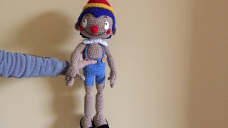 Pinocchio amigurumi PRIMA PARTE cartone anni80 [upl. by Enilauqcaj]