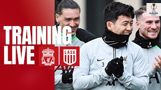 Live Training Liverpool vs LASK  UEFA Europa League [upl. by Kathe]