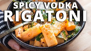 Easy Spicy Vodka Rigatoni Recipe [upl. by Roseanna]