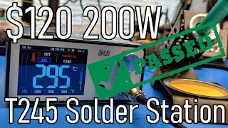 SDG 221 AiXun T3A 200W JBC T245 Compatible Soldering Station [upl. by Bronez]