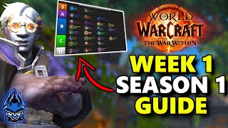 The BEST Ways To Gear Out Week 1 TankDPSHeals Tier Lists amp MORE World of Warcraft NEWS [upl. by Charteris]