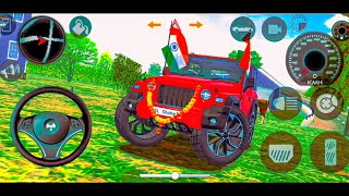 Modified Mahindra Thar Car Games Indian Cars Gadi Wala Game  Car Game Android Gameplay [upl. by Novyert]