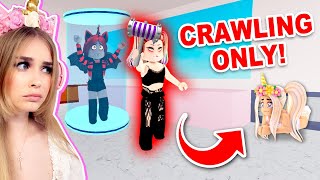 CRAWLING ONLY In Flee The Facility Roblox [upl. by Tertias]