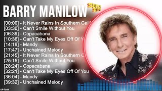 Best of Barry Manilow love songS of all time  Top 10 Barry Manilow Greatest Hits Love Songs 80s 90s [upl. by Partan]