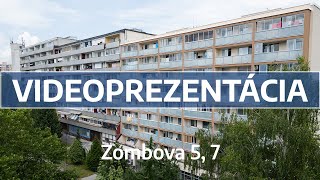 Dokončená obnova bytového domu Zombova 5 7 [upl. by Nnylkoorb]