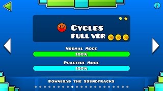 Geometry Dash  Cycles FULL VER All Coin  ♬ Partition [upl. by Zenda]