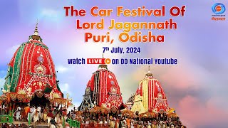 LIVE  The Car Festival Of Lord Jagannath  Day  01  Rath Yatra  Puri Odisha  Part  01 [upl. by Weiler]