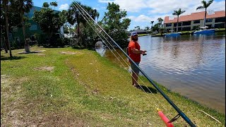 Caloosahatchee River Fishing In Beautiful Cape Coral Fl [upl. by Arzed433]