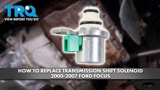 How to Replace Transmission Shift Solenoid 20002007 Ford Focus [upl. by Kern91]