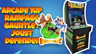 Arcade1up Rampage Gauntlet Joust Defender [upl. by Cerellia602]