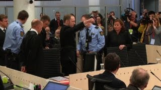 Zurechnungsfähig oder nicht Behring Breivik in Oslo vor Gericht [upl. by June340]