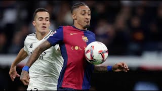 Raphinha Goal  Real Madrid vs Barcelona 04 Resumen Highlights LaLiga 2024 2025 [upl. by Anilatsyrc]