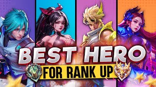 TOP BEST HEROES TO SOLO RANK UP TO MYTHICAL IMMORTAL SEASON 33  MOBILE LEGENDS [upl. by Hairahcaz]