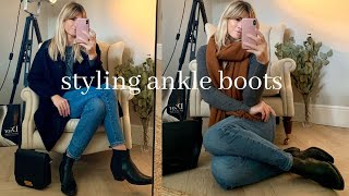 How To Style ANKLE BOOTS this Autumn  Fall 2020 FASHION [upl. by Niwle]