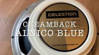 Creamback VS Alnico Blue Celestion [upl. by Guinn85]