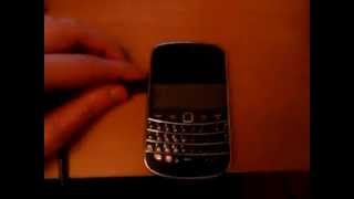 Blackberry Bold 9900Red Light Flashing [upl. by Anilorak108]