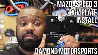 Damond Motorsports PCV Plate Installation [upl. by Xylina937]