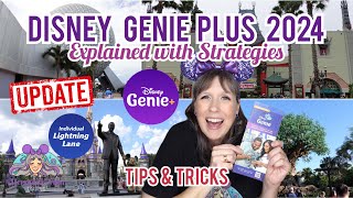 Disney World Genie Plus 2024  Explained with Strategies [upl. by Siocnarf]