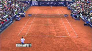 Tipsarevic Wins First Clay Title In Stuttgart Final Highlights [upl. by Ailekat784]