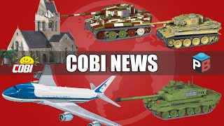 Tiger I Challenger II Air Force One P38 Hurricane  COBI News by PBricks Part 9  cobi bricks [upl. by Ysnap535]