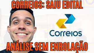 Edital CORREIOS publicado análise objetiva do edital Sem enrolação [upl. by Karilla]