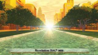 New Jerusalem descending from Heaven Revelation 2122 Pictures New Heaven Earth Johns vision [upl. by Macknair]