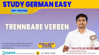 HOW TO USE TRENNBARE VERBEN IN SENTENSE German Language Course A1 Level De Sales Academy [upl. by Elfreda]