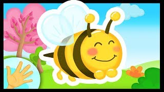 La comptinette des abeilles  Petites comptines à gestes pour bébés  Titounis [upl. by Tterrej]