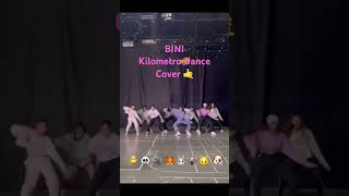 BINI  Kilometro Dance Cover bini [upl. by Anawak649]