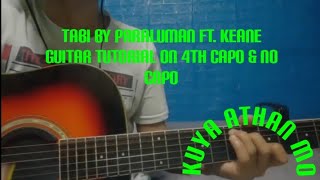 Tabi Paraluman Ft Keane Guitar Tutorial On 4th Capo amp No Capo Easy Chords 🙂 [upl. by Braden]