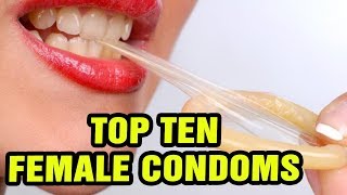 Top 10 Female Condoms  Best COndoms For Women [upl. by Dlonyar315]