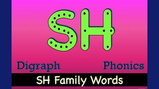 Digraph SH Sound  SH Beginning and Ending Words  Phonics phonics digraphs english [upl. by Gurolinick162]