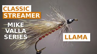 The Llama Streamer  Fly Tying Mike Vallas Founding Fly Patterns [upl. by Nysa50]