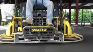 wacker power trowel concrete finisher [upl. by Linker262]