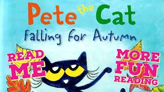 🍂🧑‍🧑‍🧒‍🧒🦃 Pete the Cat Falling for Autumn  GoKidz  Thanksgiving Book  Read Aloud [upl. by Yelrebma]