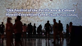 FestPAC 2024 Kapa making lauhala weaving at Hawaii Convention Center Waikiki [upl. by Laved]