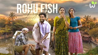 GIANT ROHU FISH FRY  Big size Rohu Fish Fried in my Village Home  ഭീമൻ മത്സ്യം  Fish fry Recipe [upl. by Pengelly]